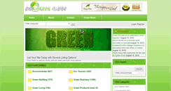 Desktop Screenshot of onegreenglobe.com